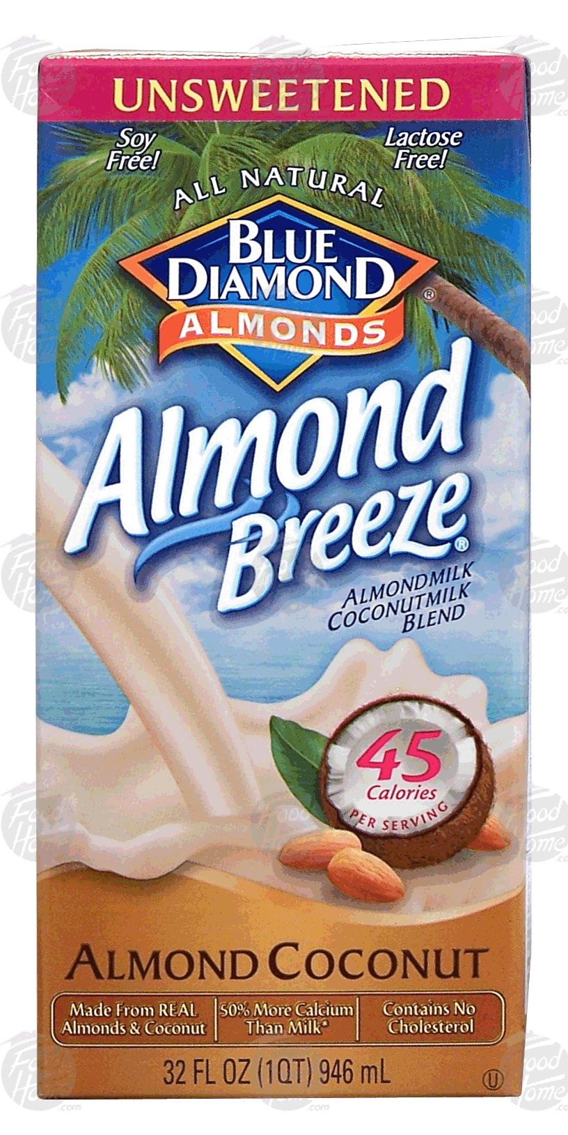 Blue Diamond Almond Breeze almond milk and coconut milk blend, unsweetened, soy free, lactose free Full-Size Picture